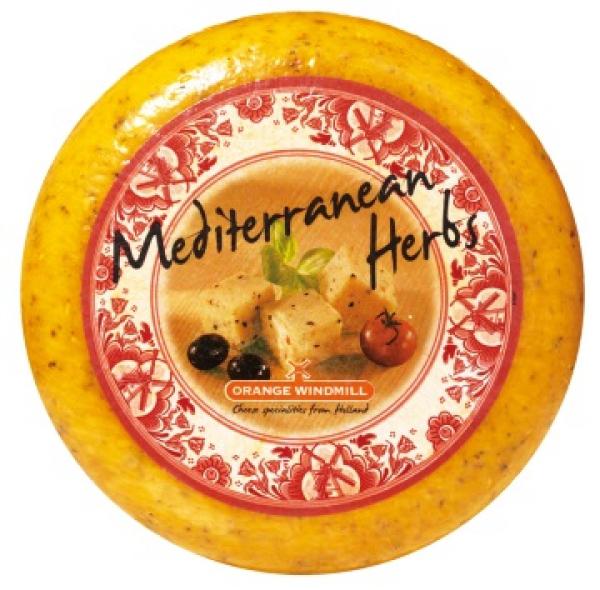 QUEIJO HOLANDÊS GOUDA ERVAS MEDITERRANEAS 4,5 KG