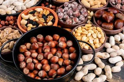 Distribuidor de castanhas e amendoas