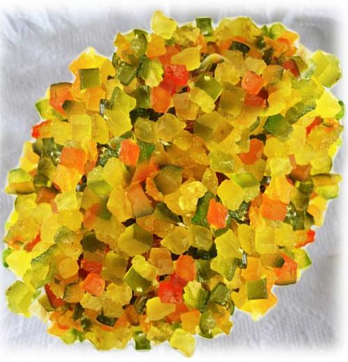 FRUTAS CRISTALIZADAS - 10kg